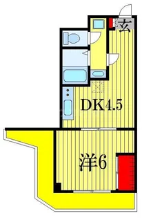 エステート・ショーエー【5階】の間取り