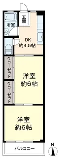 座間アイランドハイツ【3階】の間取り