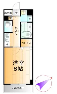 成和ビル【3階】の間取り