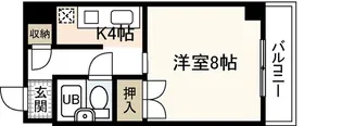 シャンティハイツ【2階】の間取り