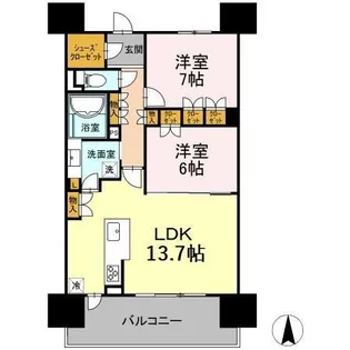 プレミスト佐藤【3階】の間取り