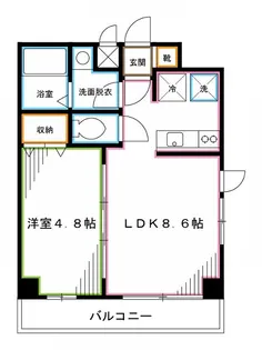 Matsutaka Oxford Court【8階】の間取り