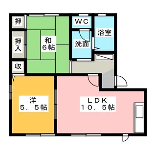 バリュージュ桜台C【1階】の間取り