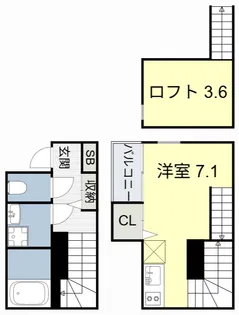 ハーモニーテラス鳴海町【1階】の間取り