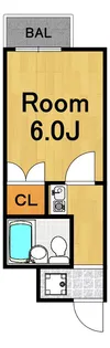 トロント80【2階】の間取り