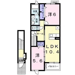 レジデンス華蓮【2階】の間取り