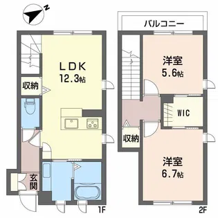 ショコラ館IIIの間取り