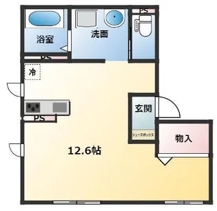 ハウスムラタ【1階】の間取り