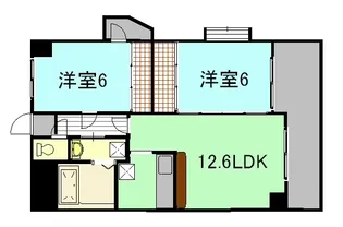 ボヌールタカキ【4階】の間取り