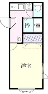 ハイツノウスウェット【1階】の間取り