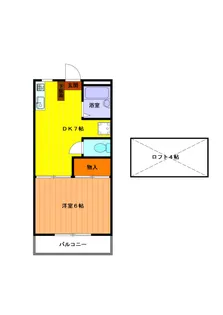 ハイツシャラ【2階】の間取り