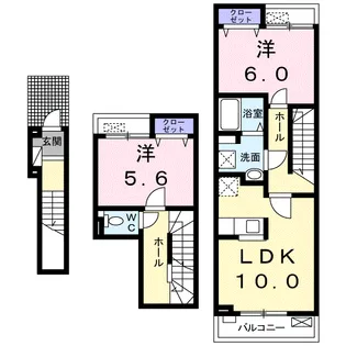 群馬県前橋市東善町【一戸建】の間取り