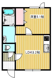 SAKURA【2階】の間取り
