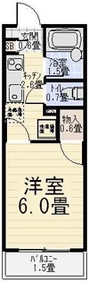 コーポ恵門【1階】の間取り