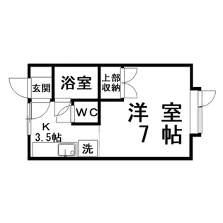 アベニュー芦野【1階】の間取り