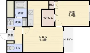 フレシール【1階】の間取り