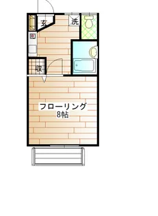 シティハイムニシムラ【2階】の間取り