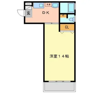 ウルルst.Build【3階】の間取り