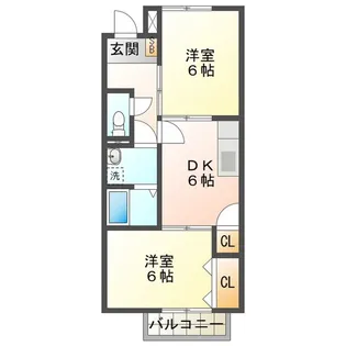 サープラス小向【2階】の間取り