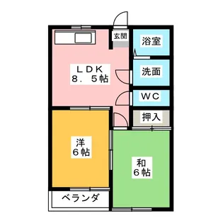 MAISON SAIBE【2階】の間取り