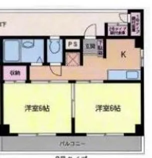 福岡県北九州市小倉北区真鶴2【マンション】の間取り