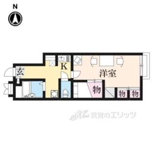 レオパレスクリオネ【1階】の間取り