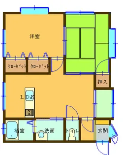 エクセレンス末広【2階】の間取り