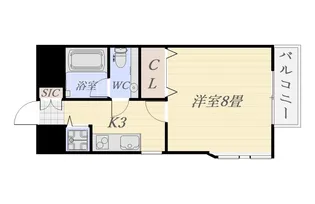 シーフォート新町【7階】の間取り