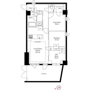 東京都文京区小石川3【マンション】の間取り