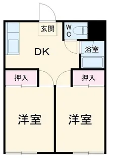 メゾン渡辺A【2階】の間取り