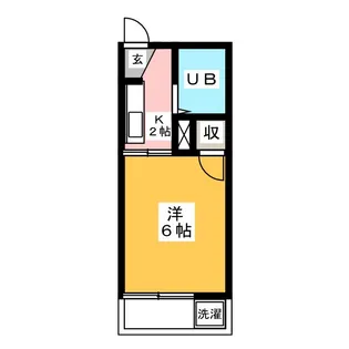 メゾンワタナベ【1階】の間取り