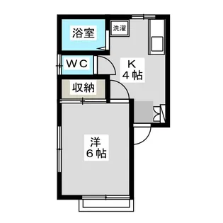 グリーンピア都賀III【1階】の間取り
