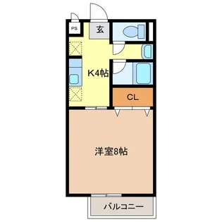 Bonheur【1階】の間取り