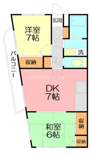 コシミズビル【2階】の間取り