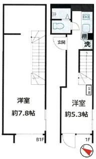 グローバルレジデンス【1階】の間取り
