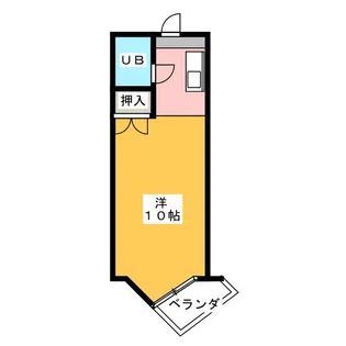 ブランシュ東海通【4階】の間取り