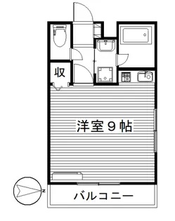 クレッシェンド【3階】の間取り