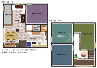 東京都台東区橋場1【一戸建】の間取り