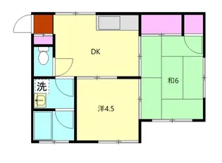 石川ハイツA【1階】の間取り