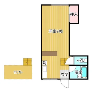 1Rの間取り画像