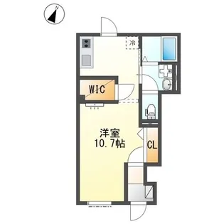 東京都八王子市北野町【アパート】の間取り