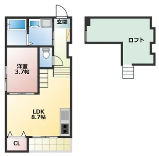 ルナソレイユ【2階】の間取り