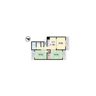 パインリーフ高砂【3階】の間取り