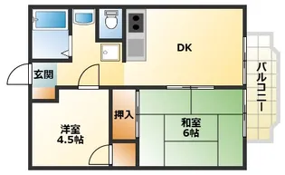 シャロームB【2階】の間取り