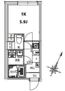 リュジアン北赤羽【2階】の間取り
