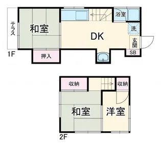 神奈川県川崎市高津区下作延7【一戸建】の間取り