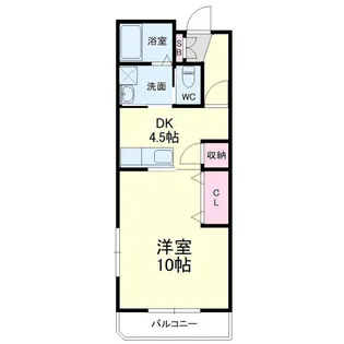 ベルアンジュール【1階】の間取り