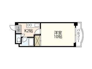 メリーハイツ【3階】の間取り