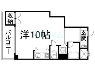 1Kの間取り画像