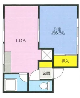 東京都羽村市緑ヶ丘5【アパート】の間取り